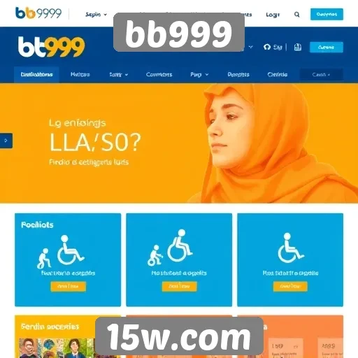 Acessibilidade e inclusão no site bb999